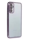 BFS  Samsung Galaxy M23 Kılıf Razer Lensli Silikon - Mor