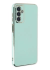 BFS  Samsung Galaxy M23 Kılıf Volet Silikon - Açık Yeşil