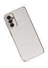 BFS  Samsung Galaxy M23 Kılıf Volet Silikon - Beyaz