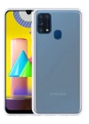 BFS  Samsung Galaxy M31 Kılıf Lüx Şeffaf Silikon
