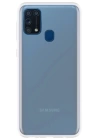 BFS  Samsung Galaxy M31 Kılıf Lüx Şeffaf Silikon