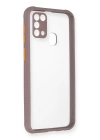 BFS  Samsung Galaxy M31 Kılıf Miami Şeffaf Silikon - Açık Mor