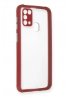 BFS Samsung Galaxy M31 Kılıf Miami Şeffaf Silikon - Fuşya