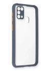 BFS  Samsung Galaxy M31 Kılıf Miami Şeffaf Silikon - Gri