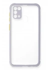 BFS Samsung Galaxy M31 Kılıf Miami Şeffaf Silikon - Lila