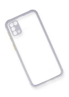BFS  Samsung Galaxy M31 Kılıf Miami Şeffaf Silikon - Lila