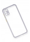 BFS Samsung Galaxy M31 Kılıf Miami Şeffaf Silikon - Lila