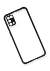 BFS  Samsung Galaxy M31 Kılıf Miami Şeffaf Silikon - Siyah