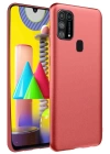 BFS  Samsung Galaxy M31 Kılıf Nano içi Kadife Silikon - Kiremit