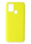 BFS  Samsung Galaxy M31 Kılıf Nano içi Kadife Silikon - Sarı