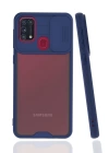 BFS  Samsung Galaxy M31 Kılıf Platin Kamera Koruma Silikon - Lacivert