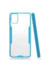 BFS  Samsung Galaxy M31 Kılıf Platin Silikon - Mavi
