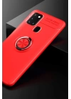 BFS  Samsung Galaxy M31 Kılıf Range Yüzüklü Silikon - Kırmızı