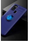 BFS  Samsung Galaxy M31 Kılıf Range Yüzüklü Silikon - Mavi