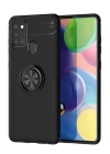 BFS  Samsung Galaxy M31 Kılıf Range Yüzüklü Silikon - Siyah