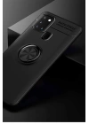 BFS  Samsung Galaxy M31 Kılıf Range Yüzüklü Silikon - Siyah
