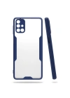BFS  Samsung Galaxy M31S Kılıf Platin Silikon - Lacivert