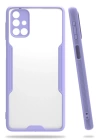 BFS  Samsung Galaxy M31S Kılıf Platin Silikon - Lila