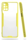BFS  Samsung Galaxy M31S Kılıf Platin Silikon - Sarı