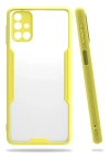BFS  Samsung Galaxy M31S Kılıf Platin Silikon - Sarı