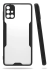 BFS  Samsung Galaxy M31S Kılıf Platin Silikon - Siyah