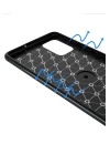 BFS  Samsung Galaxy M31S Kılıf Range Yüzüklü Silikon - Siyah-Kırmızı