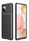 BFS  Samsung Galaxy M33 Kılıf Auto Focus Karbon Kapak - Siyah