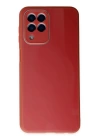 BFS  Samsung Galaxy M33 Kılıf Glass Kapak - Bordo