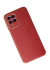 BFS  Samsung Galaxy M33 Kılıf Glass Kapak - Bordo