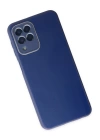 BFS  Samsung Galaxy M33 Kılıf Glass Kapak - Lacivert
