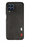 BFS  Samsung Galaxy M33 Kılıf Loop Deri Silikon - Siyah