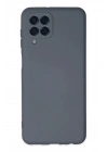 BFS Samsung Galaxy M33 Kılıf Nano içi Kadife Silikon - Gri
