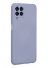 BFS Samsung Galaxy M33 Kılıf Nano içi Kadife Silikon - Lila