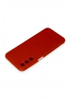 BFS  Samsung Galaxy M34 5G Kılıf First Silikon - Kırmızı