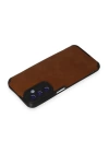 BFS  Samsung Galaxy M34 5G Kılıf Loop Deri Silikon - Kahverengi