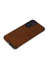 BFS  Samsung Galaxy M34 5G Kılıf Loop Deri Silikon - Kahverengi