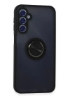 BFS  Samsung Galaxy M34 5G Kılıf Montreal Yüzüklü Silikon Kapak - Siyah