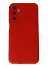 BFS  Samsung Galaxy M34 5G Kılıf Nano içi Kadife Silikon - Kırmızı