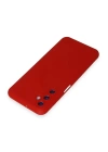 BFS  Samsung Galaxy M34 5G Kılıf Nano içi Kadife Silikon - Kırmızı