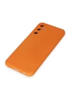BFS  Samsung Galaxy M34 5G Kılıf Nano içi Kadife Silikon - Turuncu
