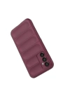BFS  Samsung Galaxy M34 5G Kılıf Optimum Silikon - Bordo