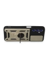 BFS  Samsung Galaxy M34 5G Kılıf Pars Lens Yüzüklü Silikon - Gold