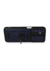 BFS  Samsung Galaxy M34 5G Kılıf Pars Lens Yüzüklü Silikon - Lacivert