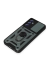 BFS  Samsung Galaxy M34 5G Kılıf Pars Lens Yüzüklü Silikon - Yeşil