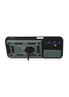 BFS  Samsung Galaxy M34 5G Kılıf Pars Lens Yüzüklü Silikon - Yeşil