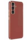 BFS  Samsung Galaxy M34 5G Kılıf Volet Silikon - Kırmızı