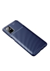 BFS  Samsung Galaxy M51 Kılıf Auto Focus Karbon Kapak - Lacivert