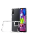 BFS  Samsung Galaxy M51 Kılıf Lüx Şeffaf Silikon