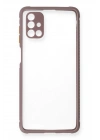 BFS Samsung Galaxy M51 Kılıf Miami Şeffaf Silikon - Açık Mor