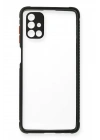BFS Samsung Galaxy M51 Kılıf Miami Şeffaf Silikon - Siyah